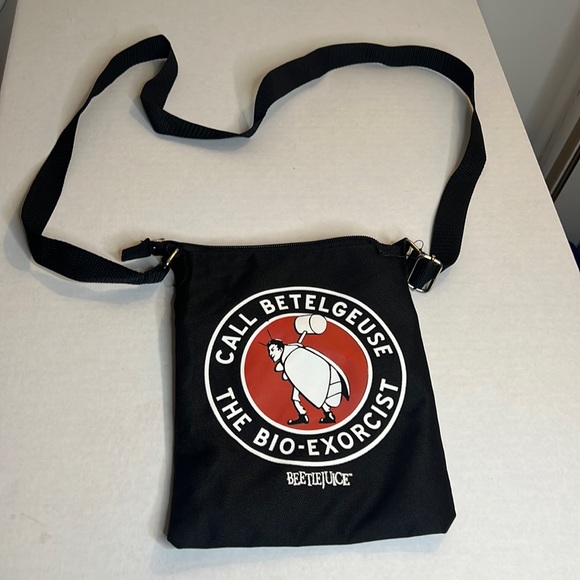 Beetlejuice Bio-exorcist Passport Crossbody Bag - Picture 1 of 2